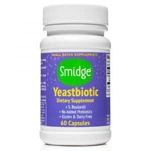 Smidge Yeastbiotic probiotika Saccharomyces boulardii 60 kapslí 