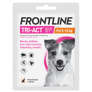 Frontline Tri-act pre psov S 5-10 Kg