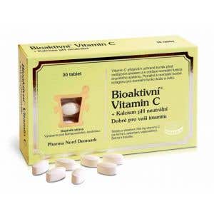 Pharma Nord Bioaktívny Vitamín C+Kalcium pH neutrálny 30 tabliet