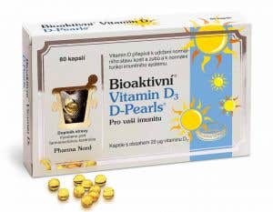 Pharma Nord Bioaktivní Vitamin D3 D Pearls 80 kapslí