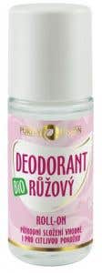 Purity Vision Růžový deodorant roll-on BIO 50 ml
