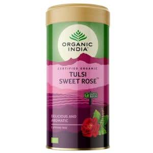 Organic India Tulsi sladká růže plech BIO 100 g