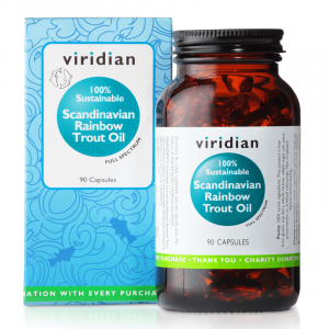 Viridian Scandinavian Rainbow Trout Oil 90 kapslí