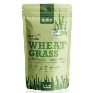Purasana Wheat Grass Raw Powder – Zelená pšenice BIO 200g