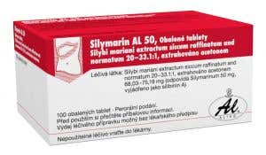 Silymarín AL 50 mg 100 tabliet