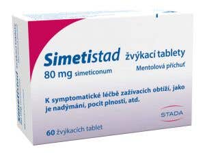 Simetistad 80 mg 60 žvýkacích tablety 