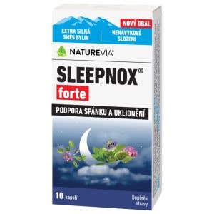 NatureVia Sleepnox forte 10 rastlinných kapsúl