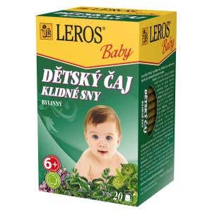 Leros Baby Detský čaj Pokojné sny vreckový 20x1.5g