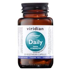 Viridian Synerbio Daily High Strength - Kombinace probiotik a prebiotik 30 kapslí