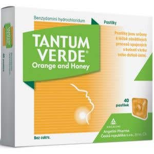 Tantum Verde Orange and Honey 40 pastilek
