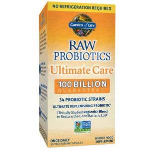Garden of Life RAW Probiotika - Dokonalá péče - 100 miliard CFU 30 kapslí