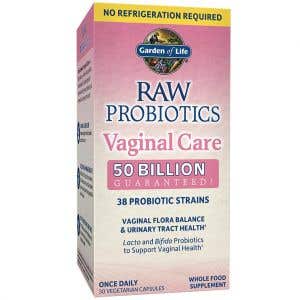 Garden of Life RAW Probiotika - Vaginální péče - 50 miliard CFU Shelf stable 30 kapslí
