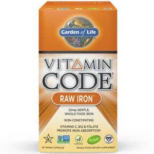 Garden of Life Vitamín Code RAW Železo 30 kapsúl