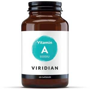 Viridian Vitamin A 5000 IU 60 kapslí 