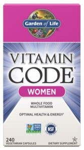 Garden of Life RAW Vitamin Code Women - Multivitamín pro ženy 240 kapslí
