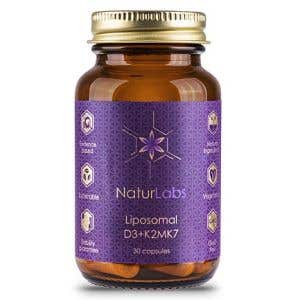 NaturLabs Vitamín D3 a K2 v lipozomálnej forme 30 kapsúl