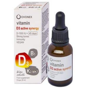 Ovonex Vitamín D3 Active Synergy tekutý 25 ml
