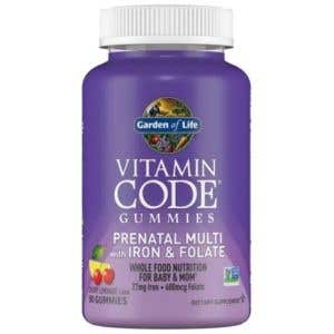 Garden of Life Vitamín Code Prenatálny multivitamín so železom a kyselinou listovou - Medvedíky 90 ks