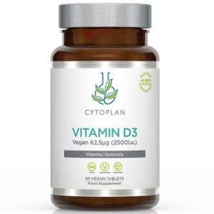 Cytoplan Vitamín D3 2500 IU 60 veganských tablet