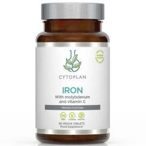 Cytoplan Iron - Železo s vitamínom C a molybdénom 60 vegánskych tabliet