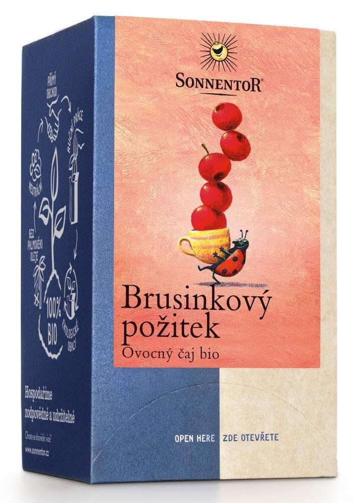 Sonnentor Brusinkový požitek čaj BIO 18 sáčků