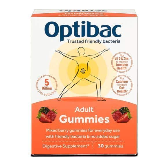 Optibac Adult Gummies Želé s probiotiky pro dospělé 30 ks
