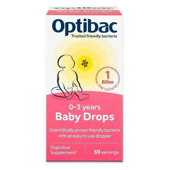 Optibac Baby Drops Probiotika pro děti v kapkách 10 ml