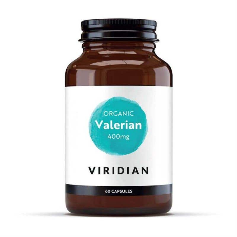 Viridian Valerian Root Organic - BIO kořen Kozlíku lékařského 400mg 60 kapslí 