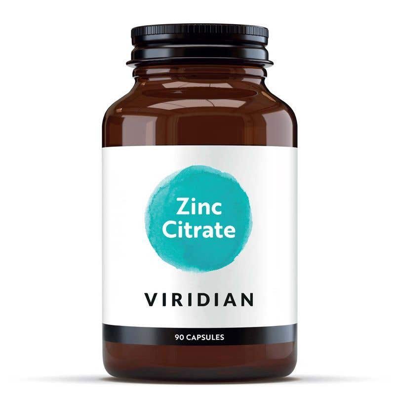 Viridian Zinek Citrate 90 kapslí 