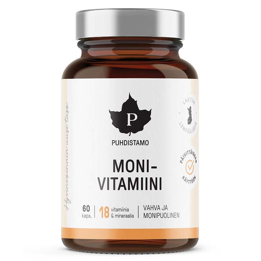 Puhdistamo Moni-Vitamini – Multivitamin 60 kapslí 