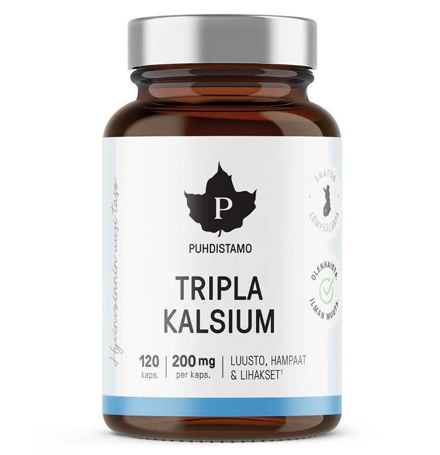 Puhdistamo Triple Calcium – Tri formy vápnika 120 kapsúl