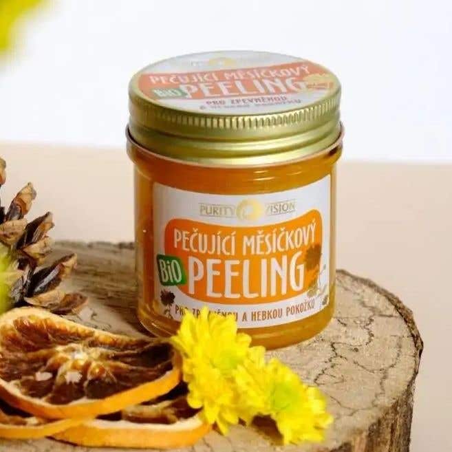 Purity Vision Pečující měsíčkový peeling BIO 120 ml