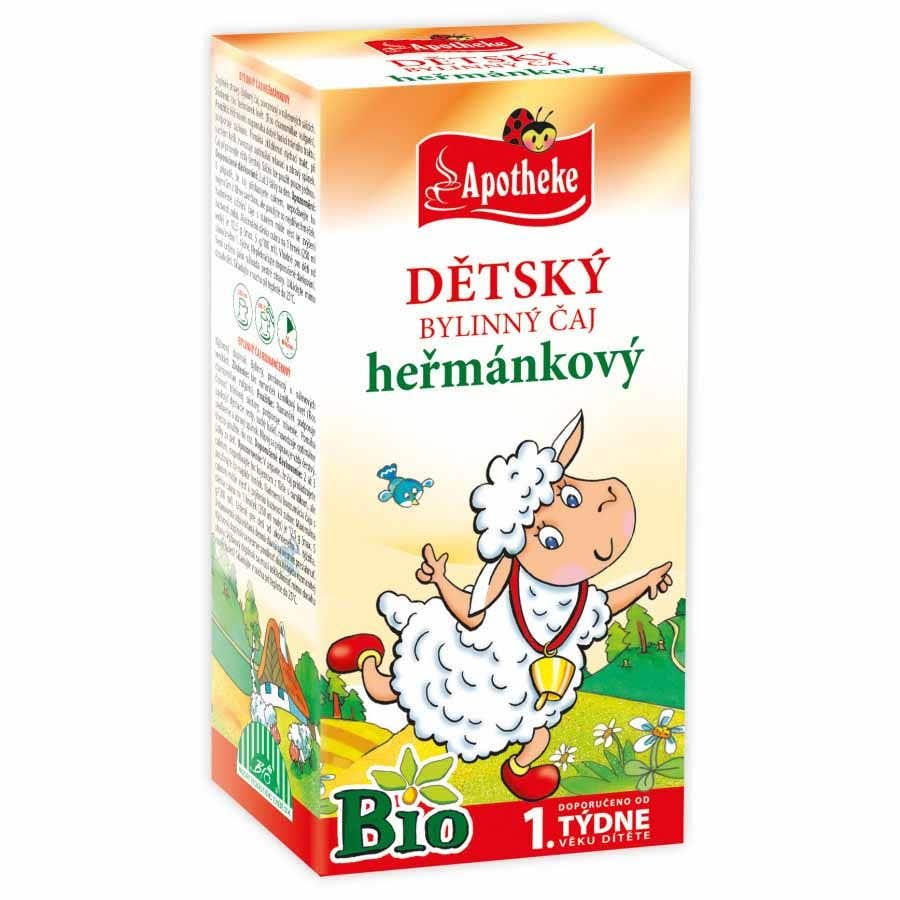 Apotheke Dětský čaj BIO heřmánkový 20x1g 