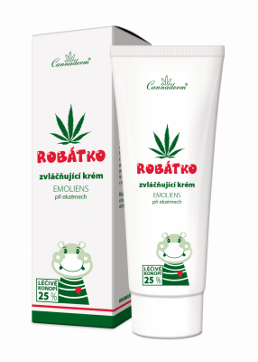 Cannaderm Robátko emoliens zvláčňující krém 75g