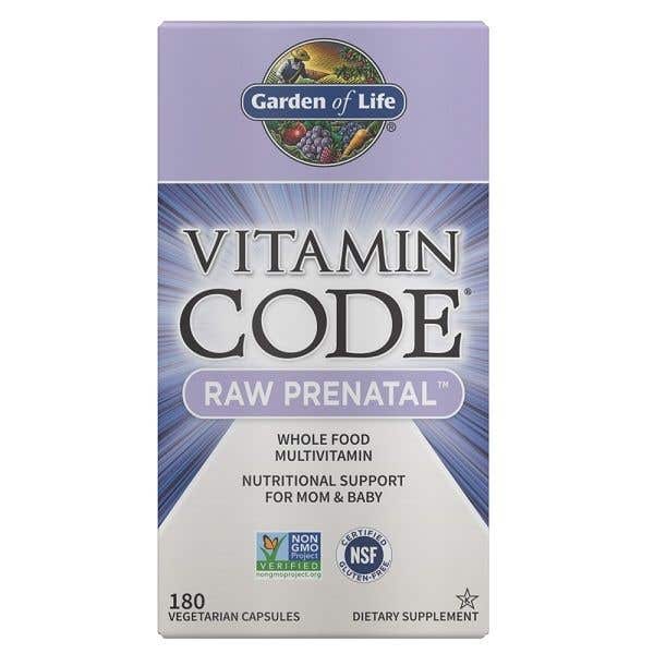 Garden of Life Vitamin Code - RAW Prenatal - Multivitamín pro těhotné a kojící ženy 180 kapslí
