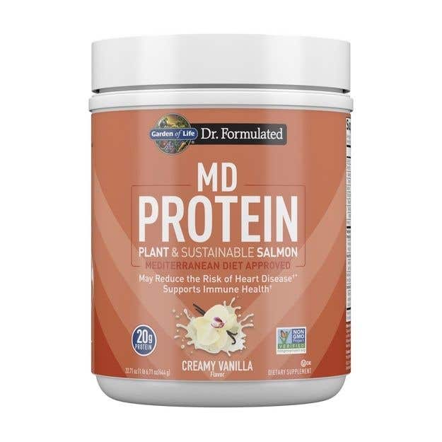 Garden of Life Dr. Formulated MD Protein Plant and Sustainable Salmon Vanilla 644 g