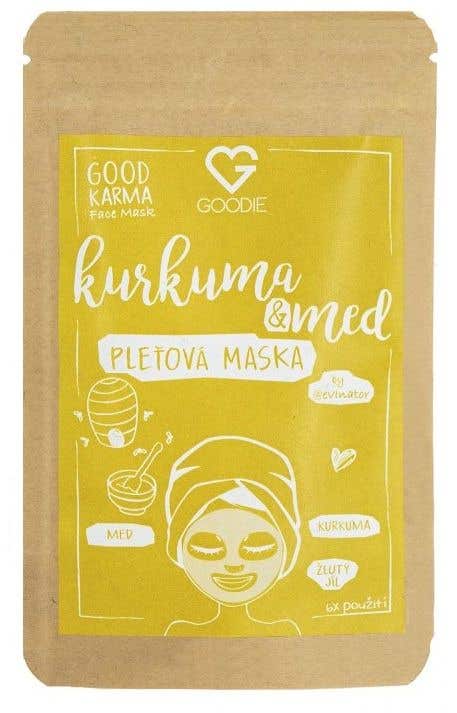 Goodie Kurkuma a med Face mask Obličejová maska 25 g