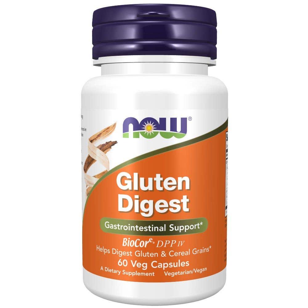 Now Foods Gluten Digest - lepek trávící enzymy 60 rostlinných kapslí