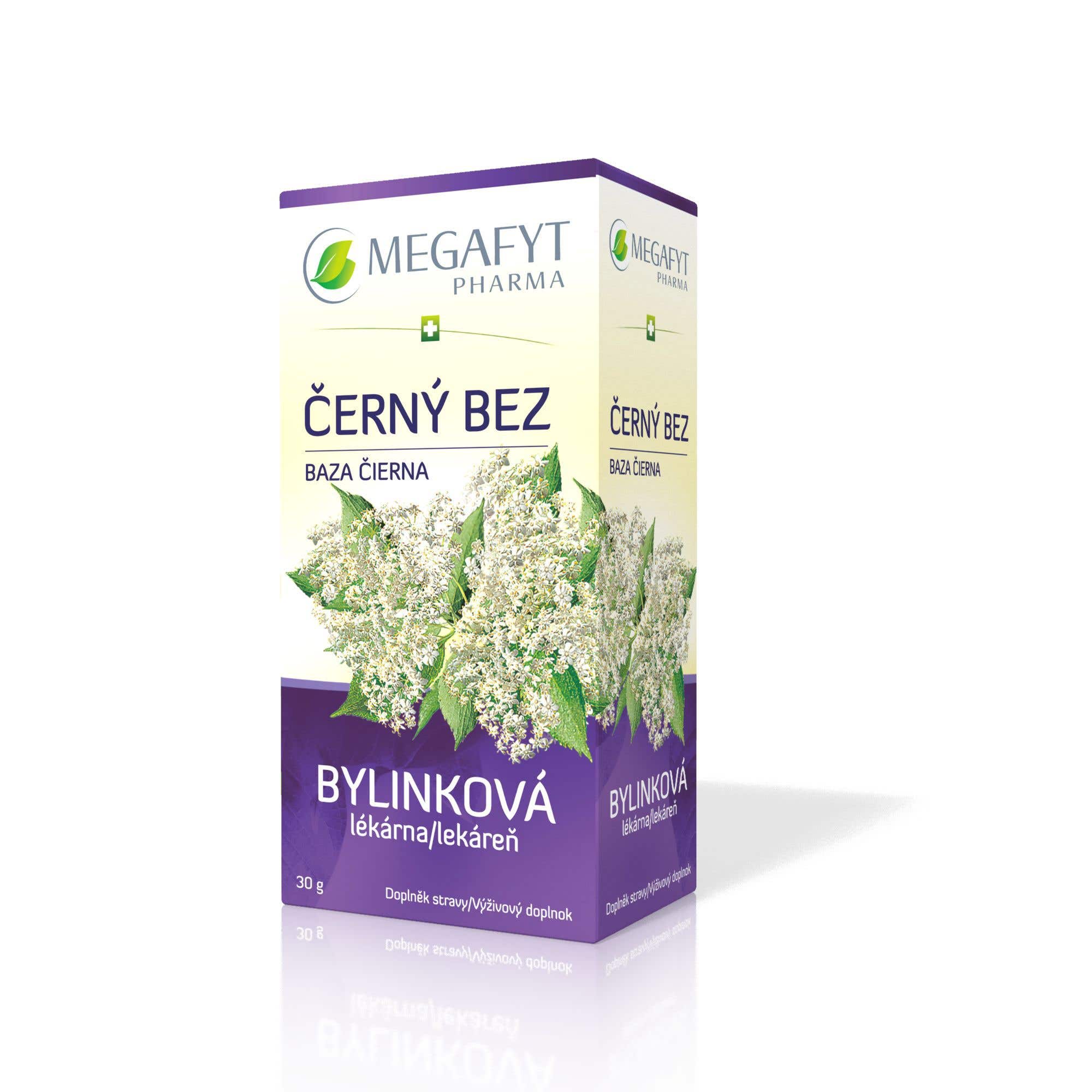 Megafyt Bylinková lékárna černý bez 20 nálevových sáčků
