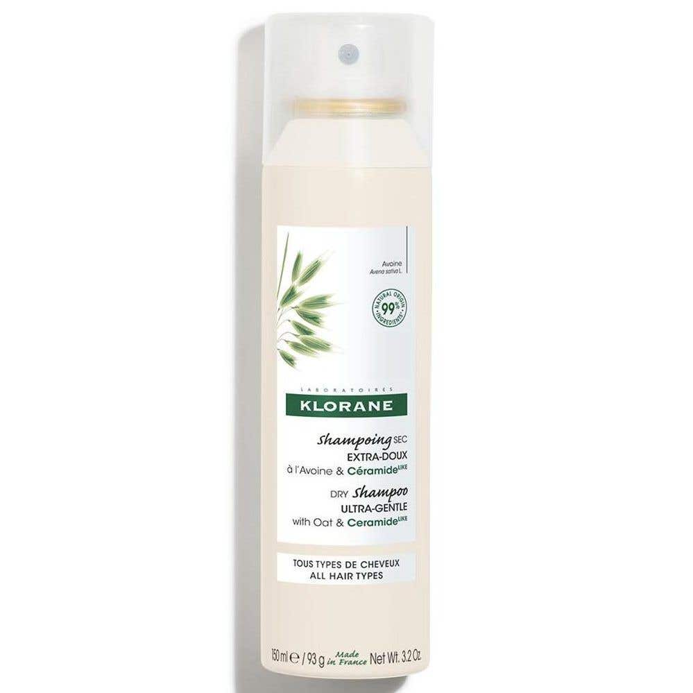 Klorane Suchý šampon s ovesným mlékem a ceramidy pro všechny typy vlasů 150 ml