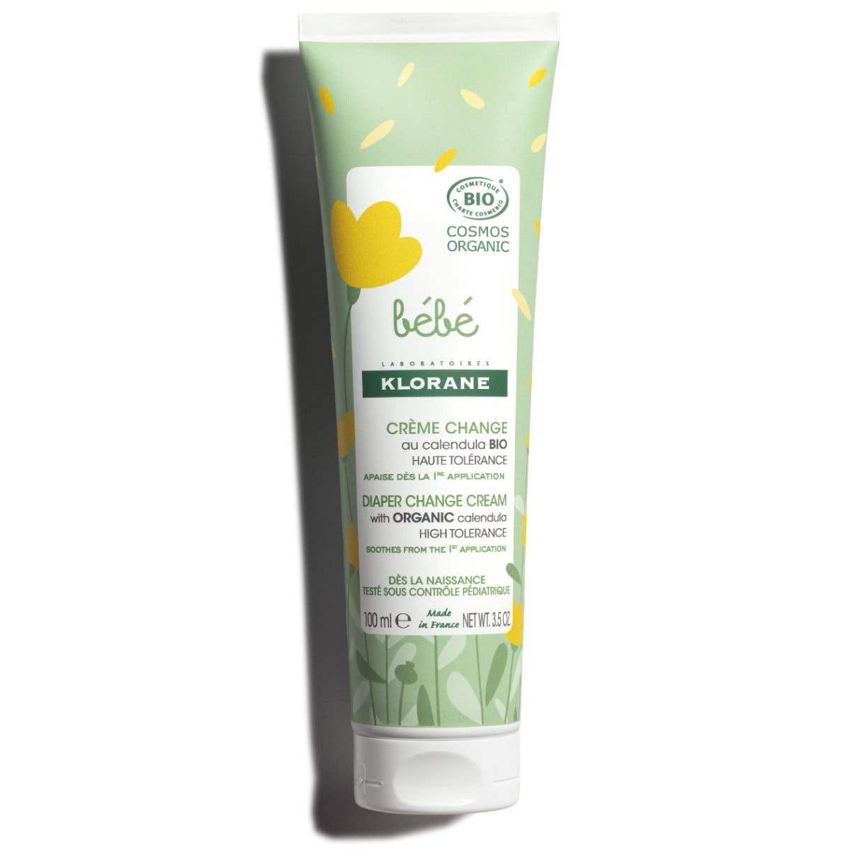 Klorane Bebe Krém na prebaľovanie s BIO nechtíkom 100 ml