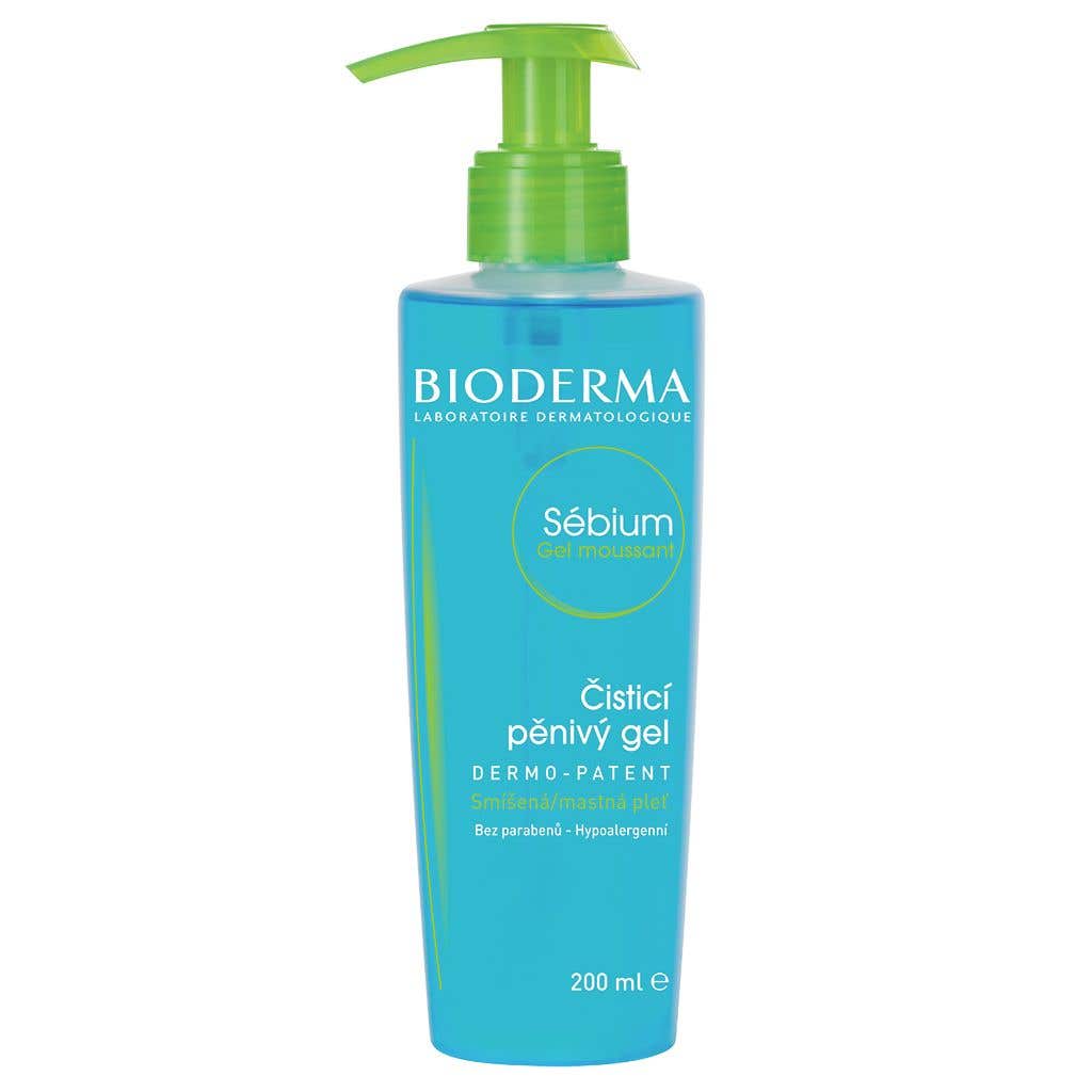 Bioderma Sébium Gel Moussant čistící gel na akné pumpa 200ml
