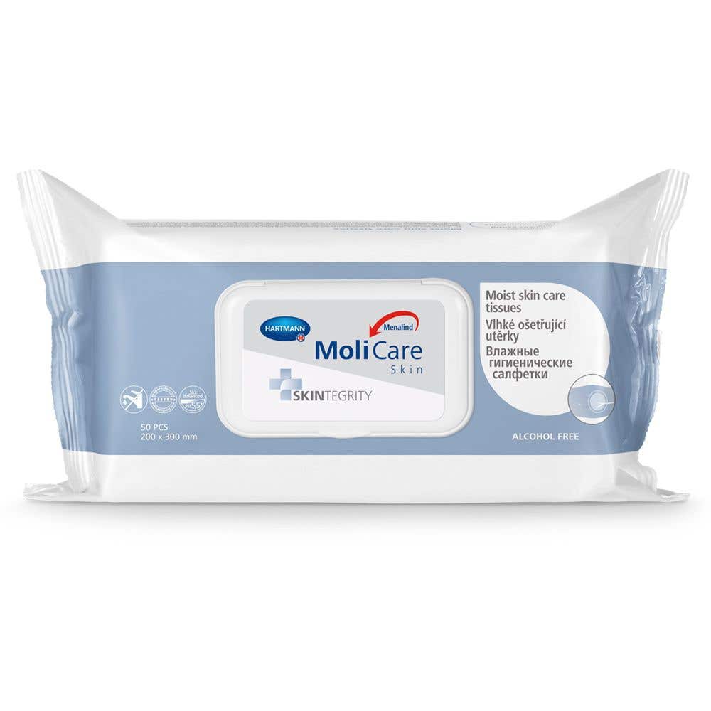 MoliCare skin Vlhké ošetřujícící ubrousky 50 ks