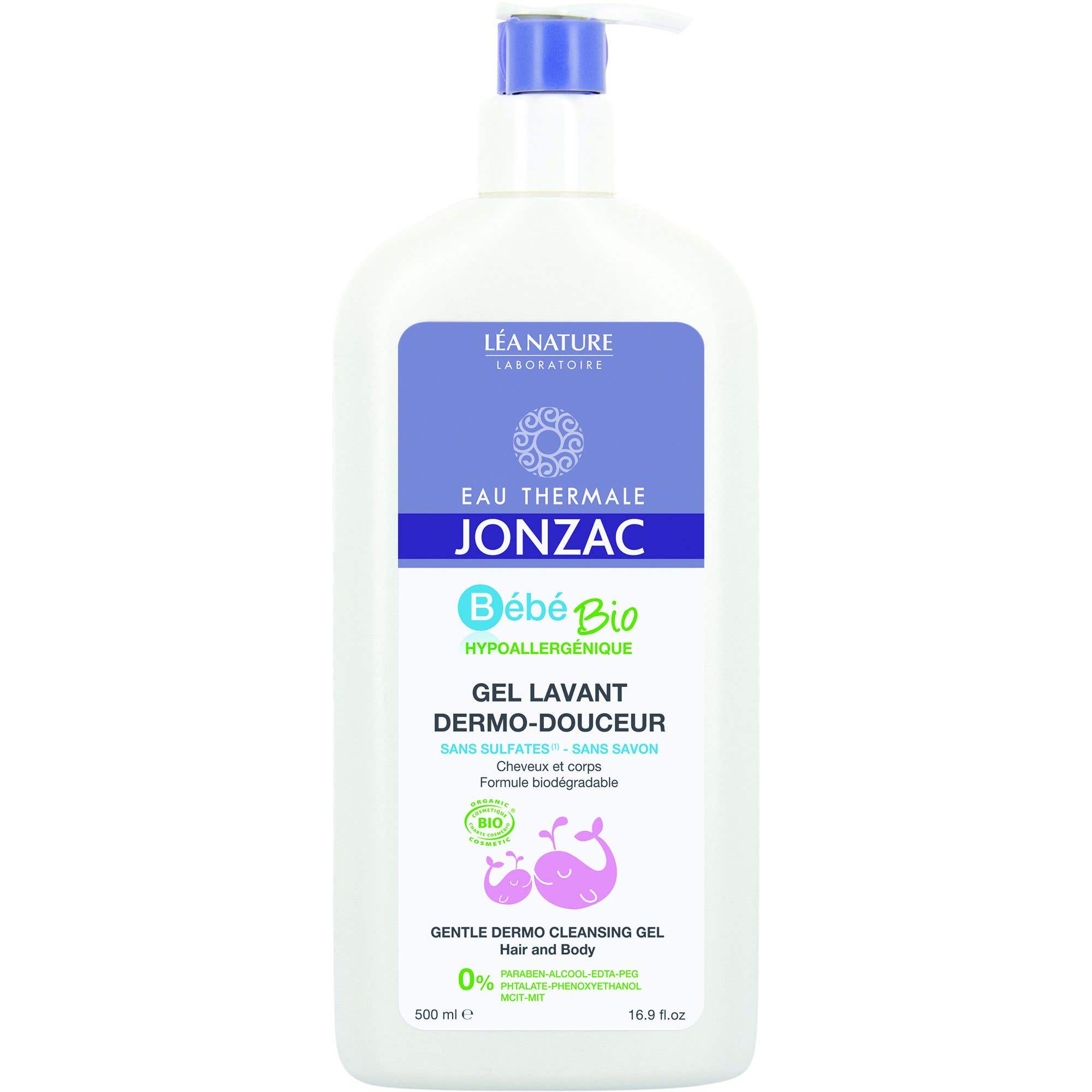 Eau Thermale Jonzac Bébé Dětský čistící gel na vlasy a tělo BIO 500 ml