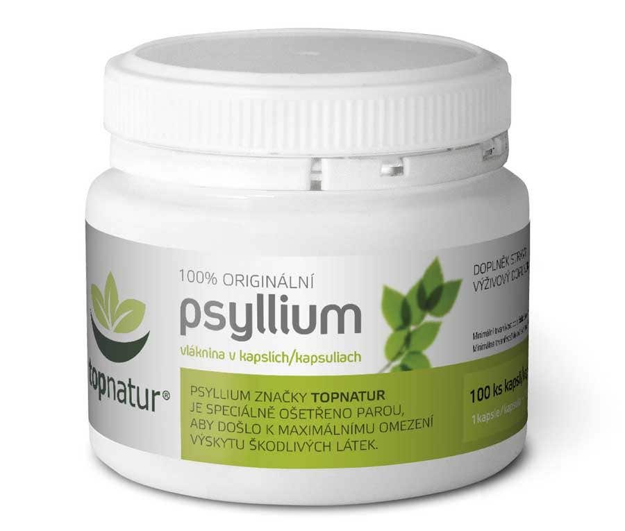 Topnatur Psyllium 100 kapslí