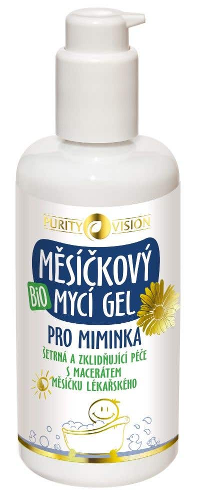 Purity Vision Měsíčkový mycí gel pro miminka BIO 200 ml