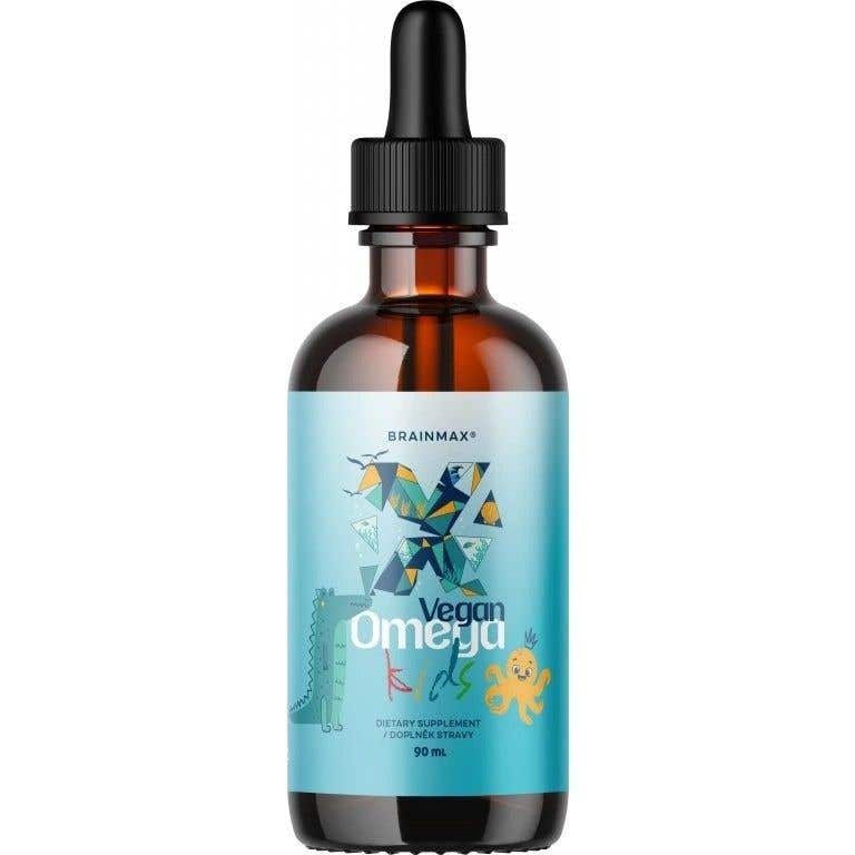 BrainMax Vegan Omega Kids – Omega-3 pro děti 90 ml