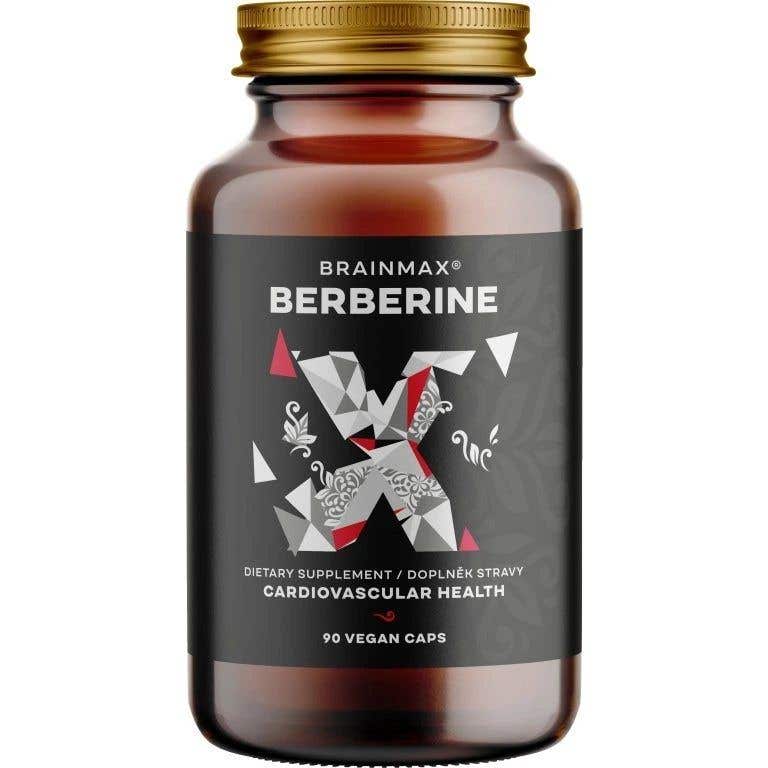 BrainMax Berberin 550 mg 90 rostlinných kapslí