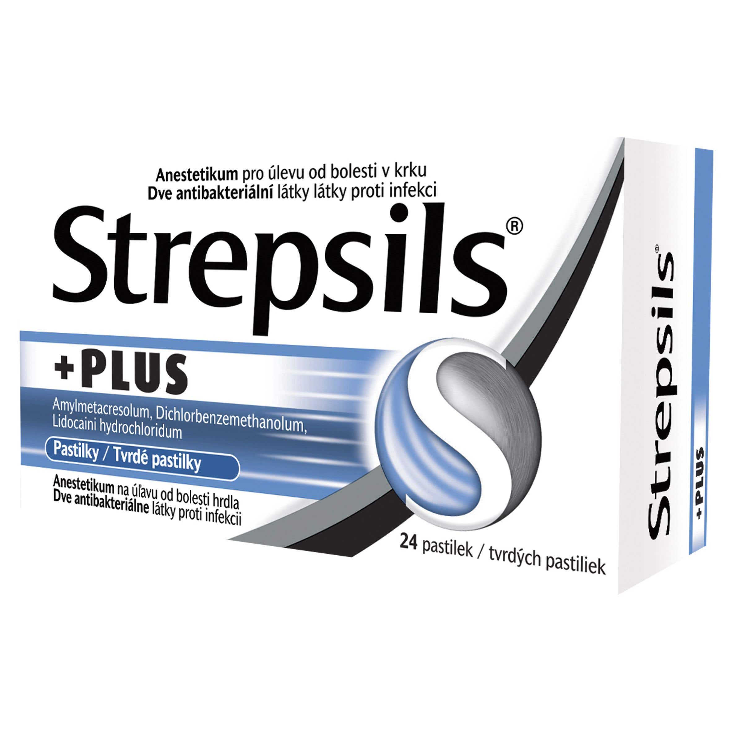 Strepsils Plus 24 pastilek