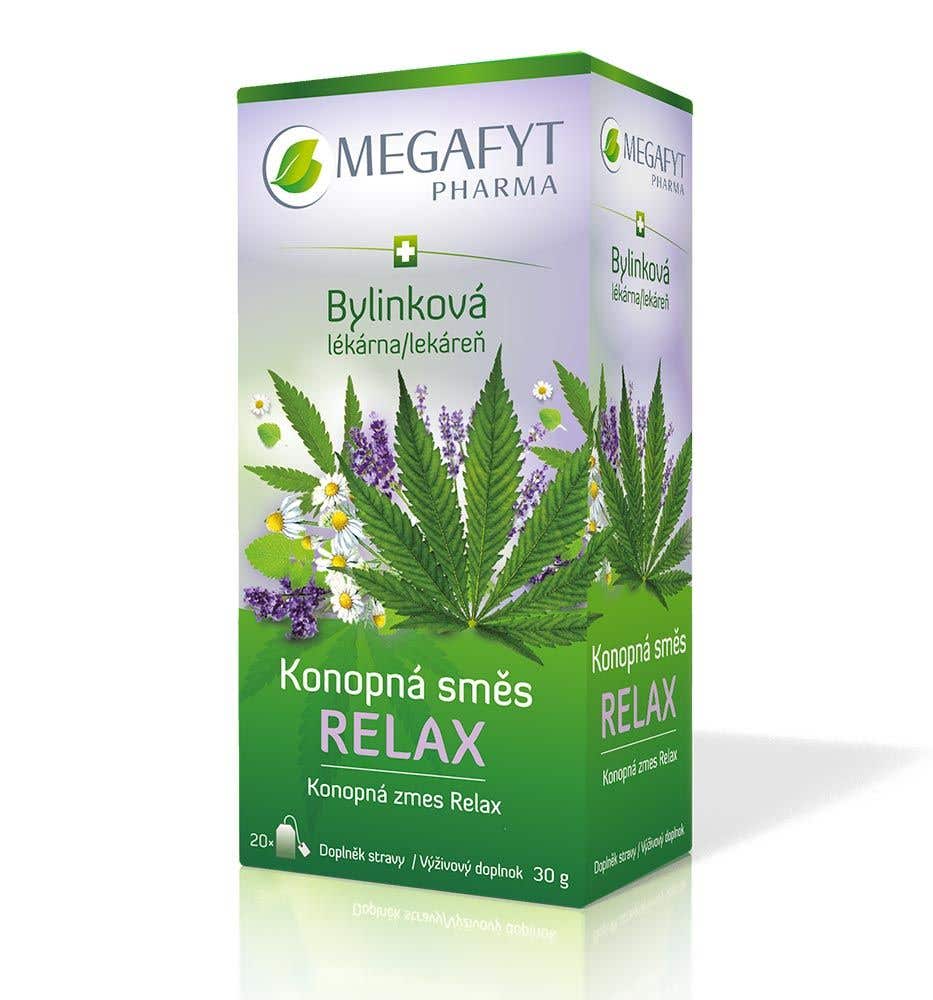 Megafyt Bylinná čajová Konopná směs Relax 20 x 1,5g
